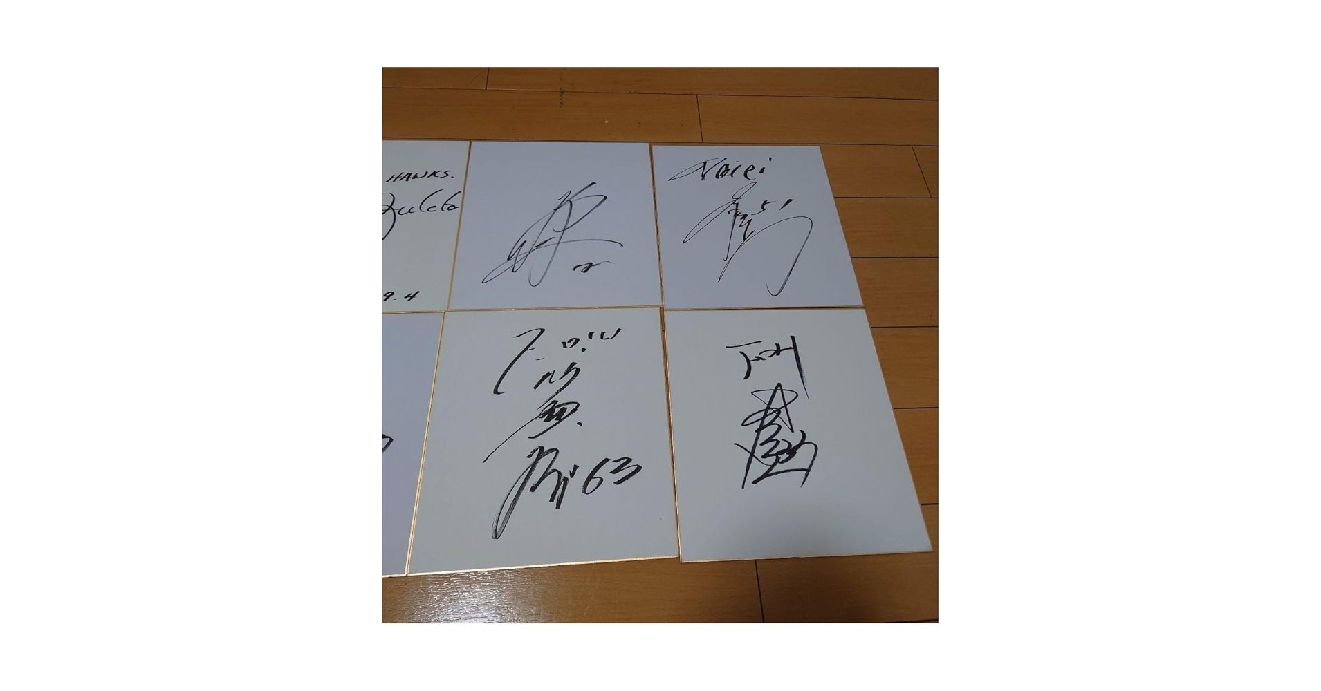 野球 サイン色紙 直筆 21枚セット まとめ売り Yahoo!オークション - 野球選手 直筆サイン色紙 21枚＋印刷1枚