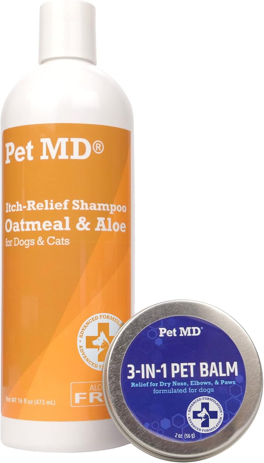 Pet MD Oatmeal + Aloe Shampoo & 3in1 Pet Balm