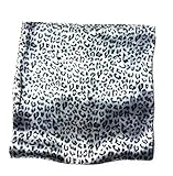 Luxuriöses Satin-Halstuch im Vintage-Stil, Pfirsichfarben