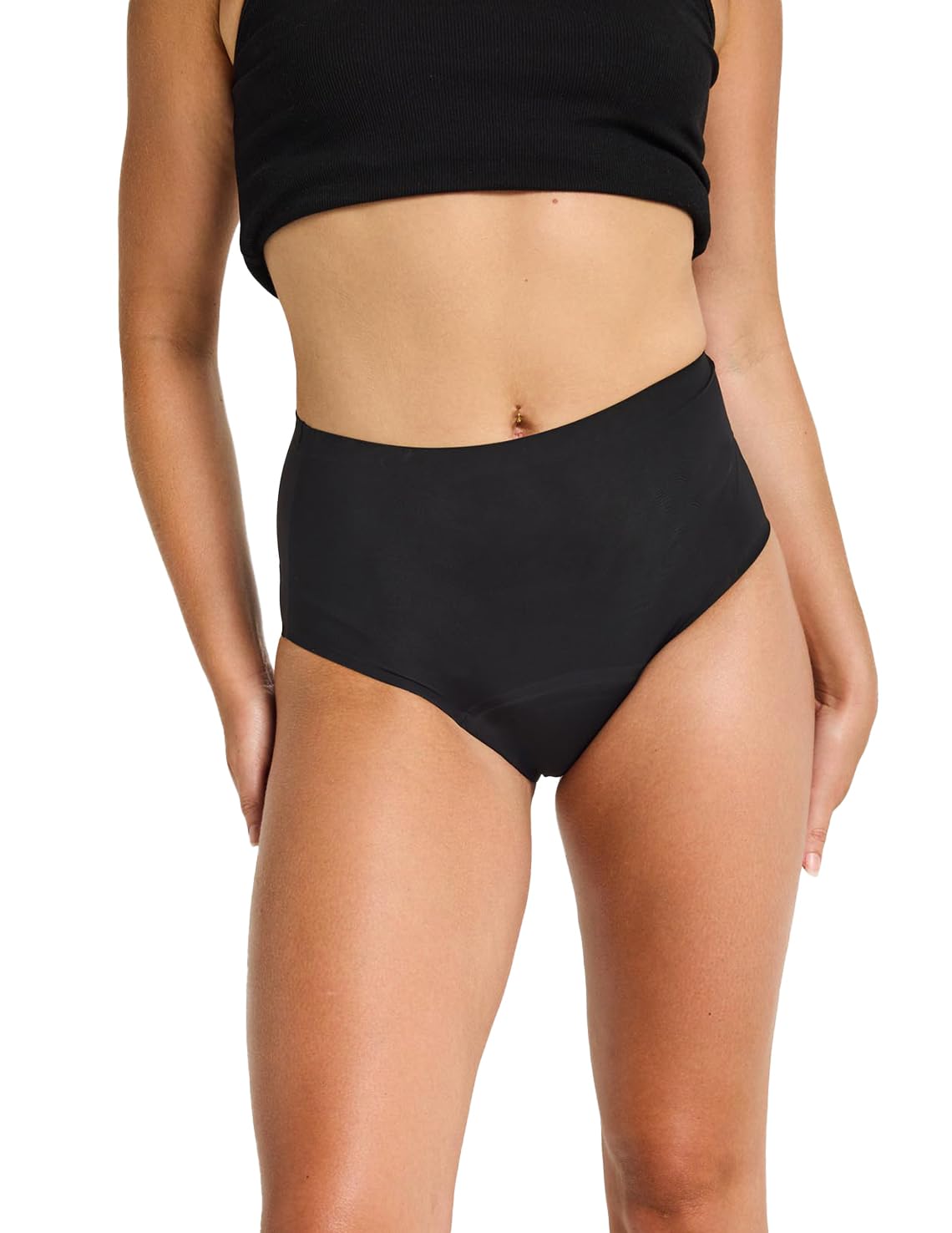 Modibodi Women's Black Period Underwear Seamfree Full Brief Super Absorbency 50Ml Leakproof Reusable Period Pants Comfortable Seamless Fit 26/6Xl