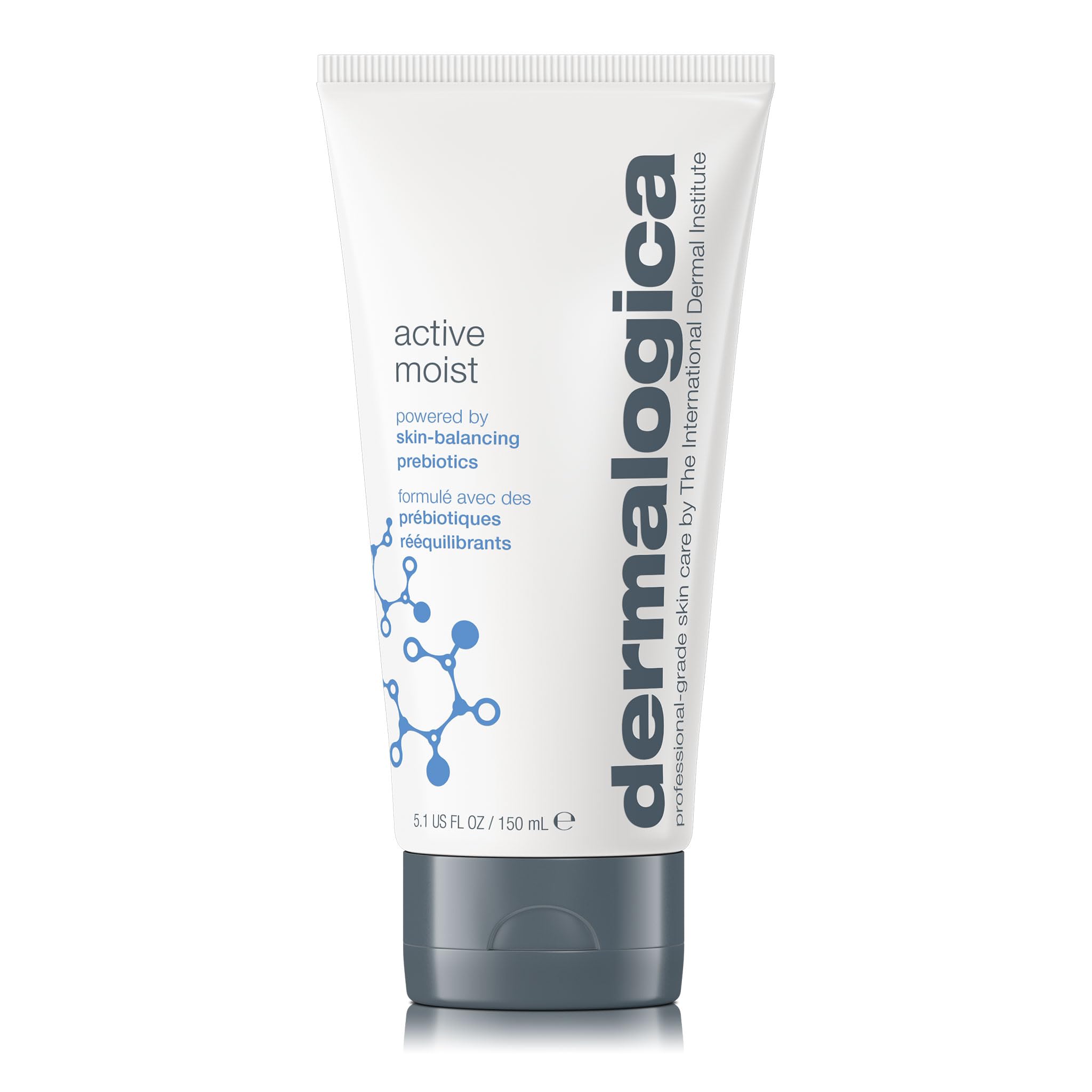 – Active Moist Moisturiser - Provides Oil-free Hydration, Easy-to-apply Formula, for Smooth, Glowing Skin, with Silk Amino Acids, Gluten-Free, Vegan - Day or Night Use