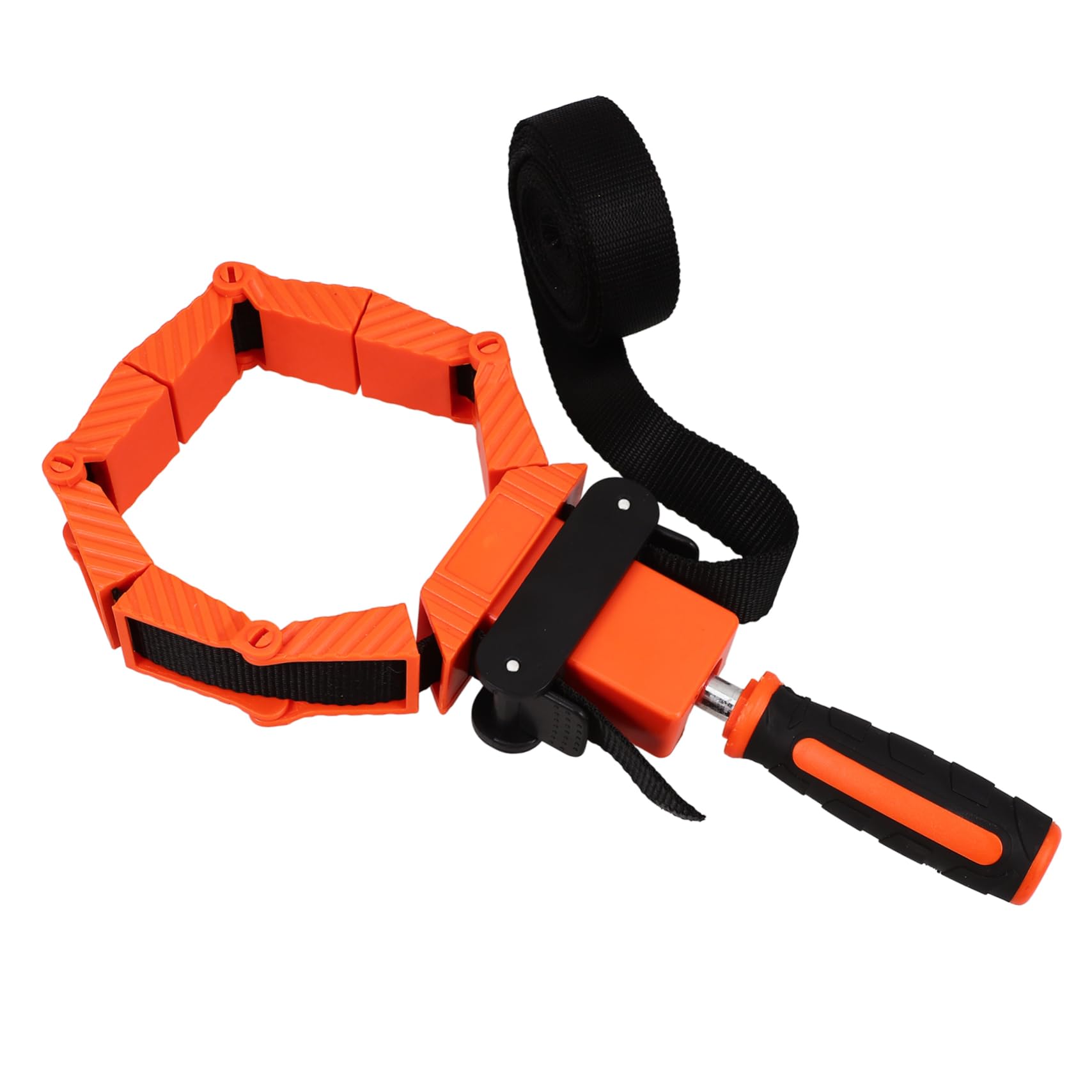 FUNOMOCYA Multi-function Ratchet Band Clamp 4m Nylon Woodworking Strap Clamps Diy Essential