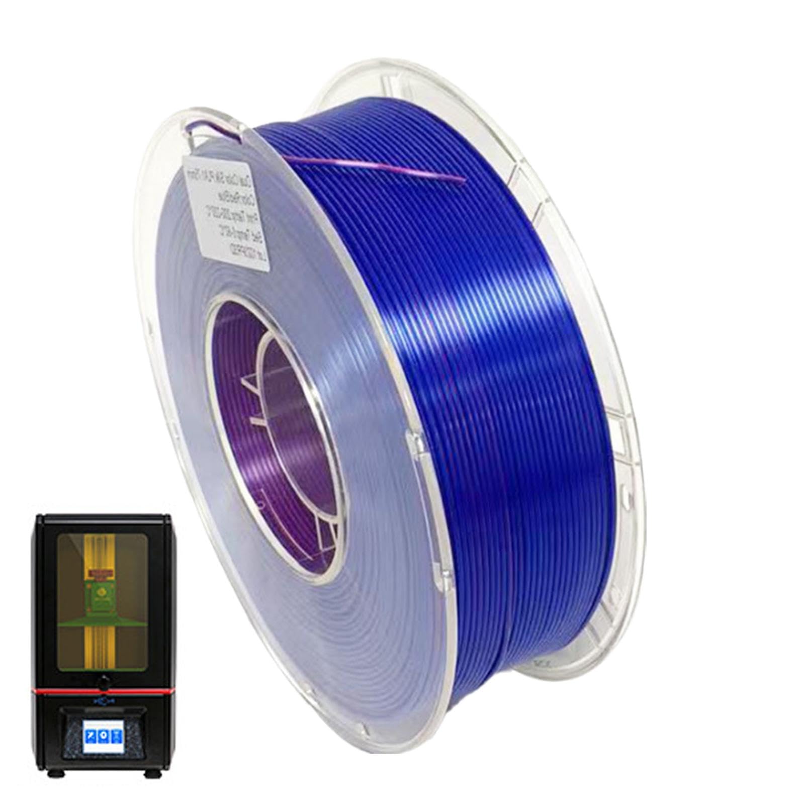 Drukowanie jedwabiu, filament do drukarki | Materiały eksploatacyjne do drukarek Dwukolorowy filament drukarski, 1,75 mm szybka zmiana koloru, wielokolorowy filament szpuli | drukarek Dwukolorowy filament drukarski, 1,75 mm szybka zmiana koloru, wielokolo
