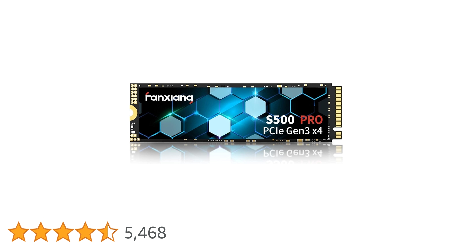 Amazon | fanxiang SSD 2TB NVMe PCIe Gen3.0x4 3500MB/s TLC 3D NAND