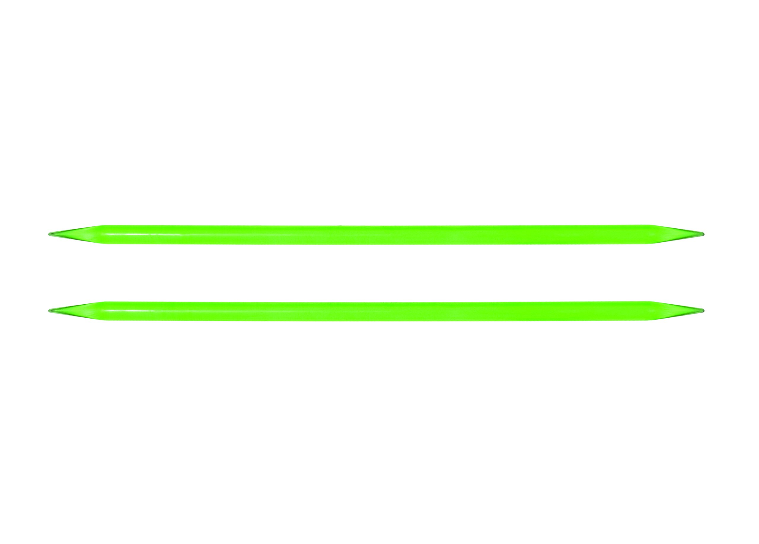 KnitPro Trendz Double Pointed Needles 6" (15cm), Fluorescent, 3.75mm