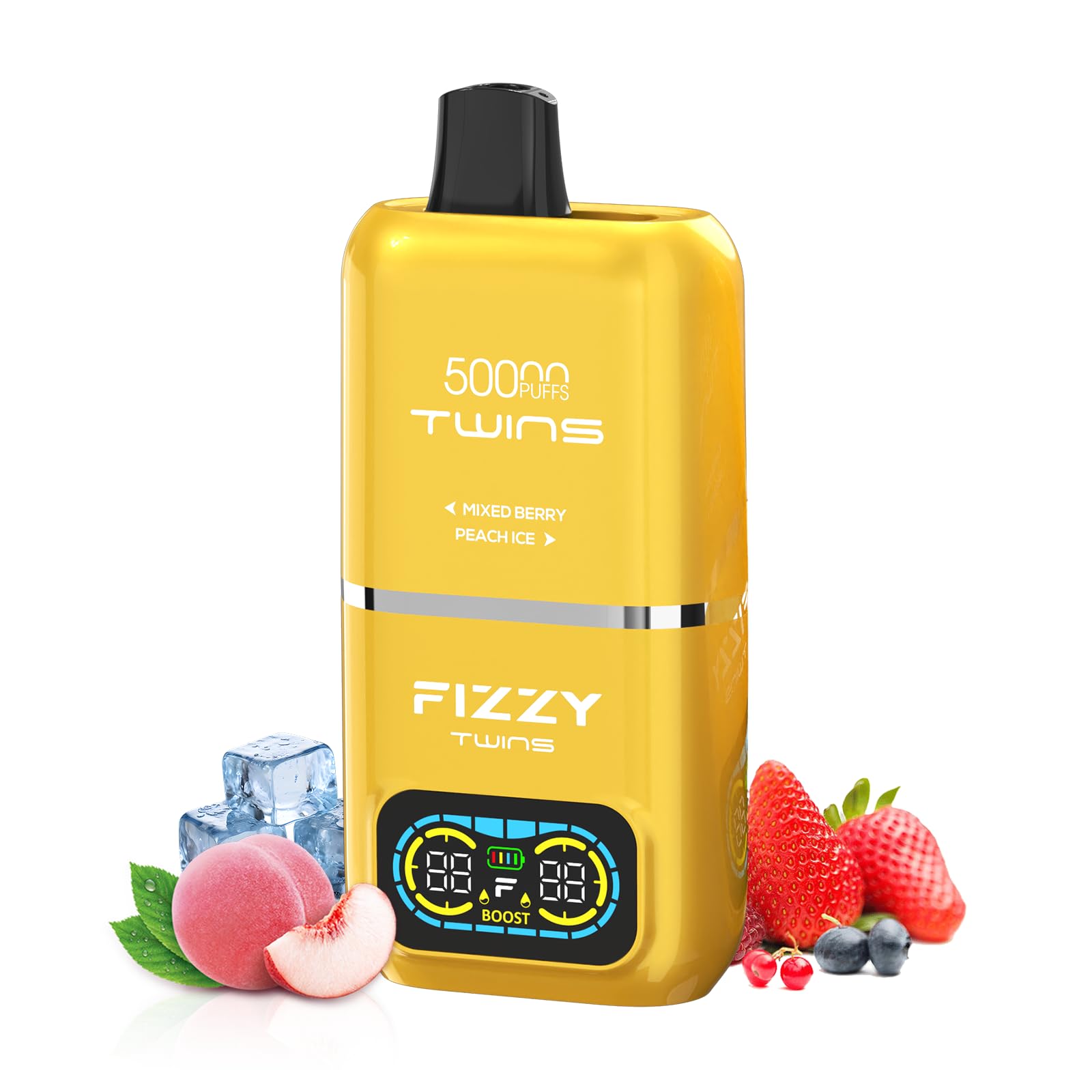 Amazon | 【新発売2in1】Fizzy Twins 50000回 使い捨て電子タバコ