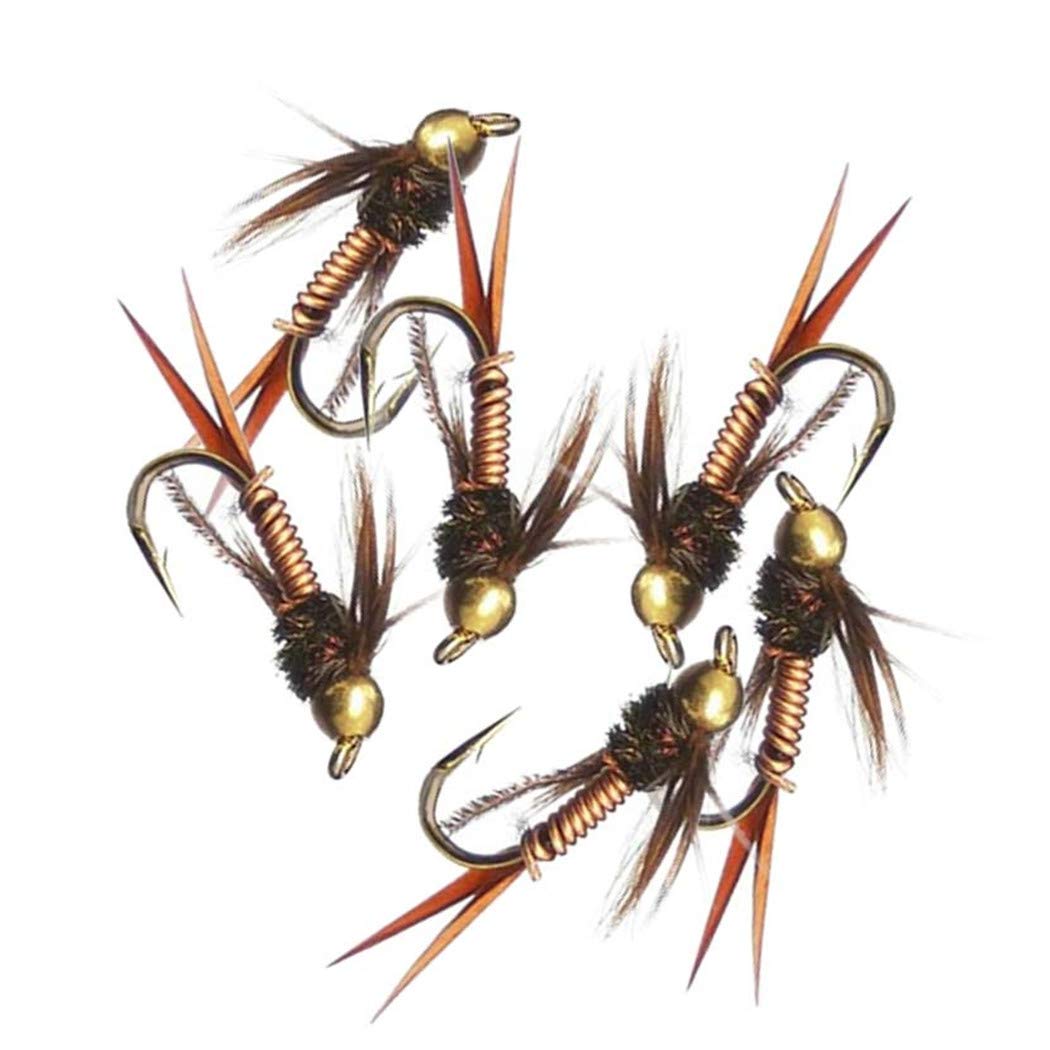 OutdoorFishing Flies Nymph Assortment Trout Fishing Flies (24-48Pcs) (24Pcs/Box)