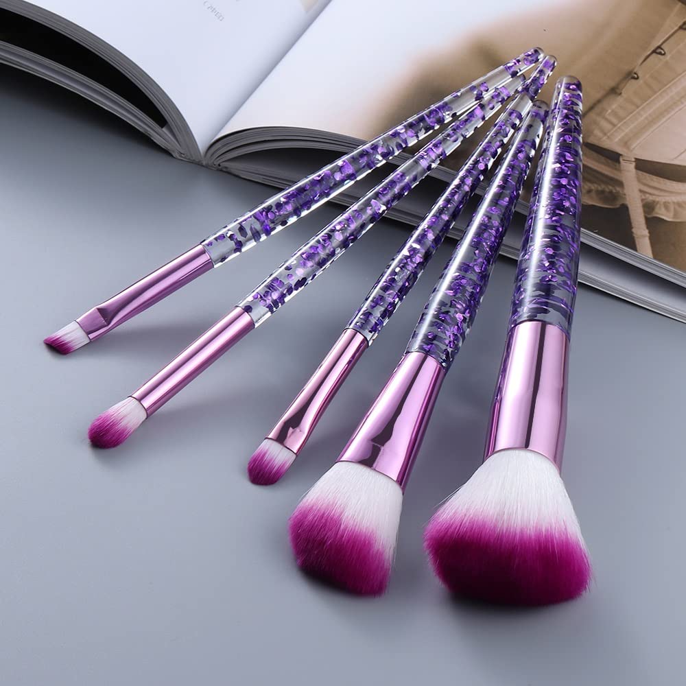 Pennelli Trucco Trasparente Pennelli Strumento Trasparente Cosmetico Eye Foundation Blush Blush Blacking Beauty Make up Brush(C)