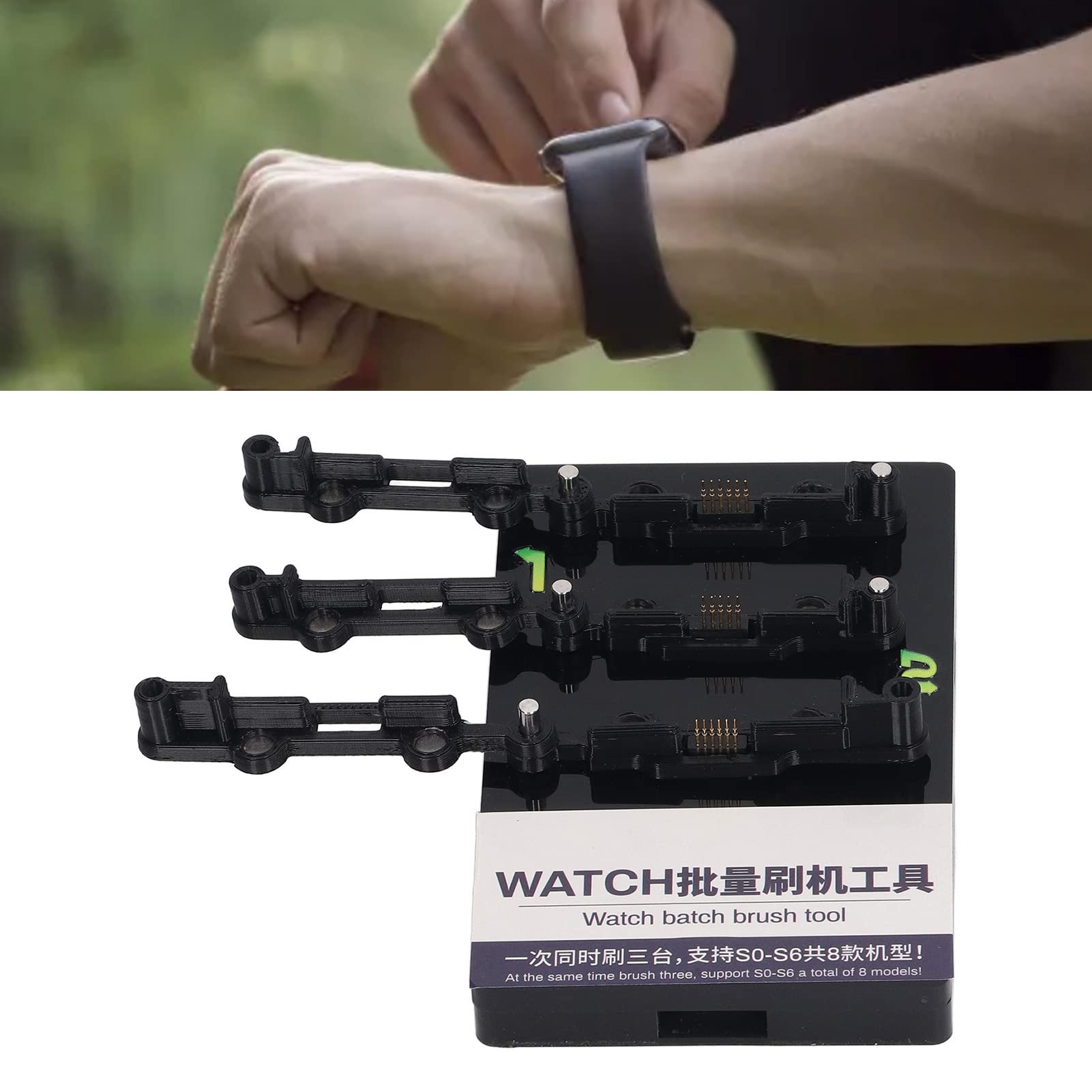 Wielofunkcyjne narzędzie do renowacji zegarków 7 w 1, zestaw do przywracania adaptera AWRT do IWatch Series S0 do S6, idealne narzędzie do naprawy zegarków dla profesjonalistów, narzędzia i zestawy