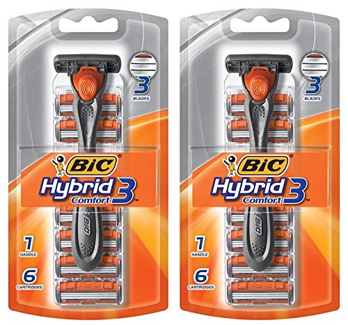 BIC Hybrid Advance for Men, Shaver System, 6 ea - 2pc