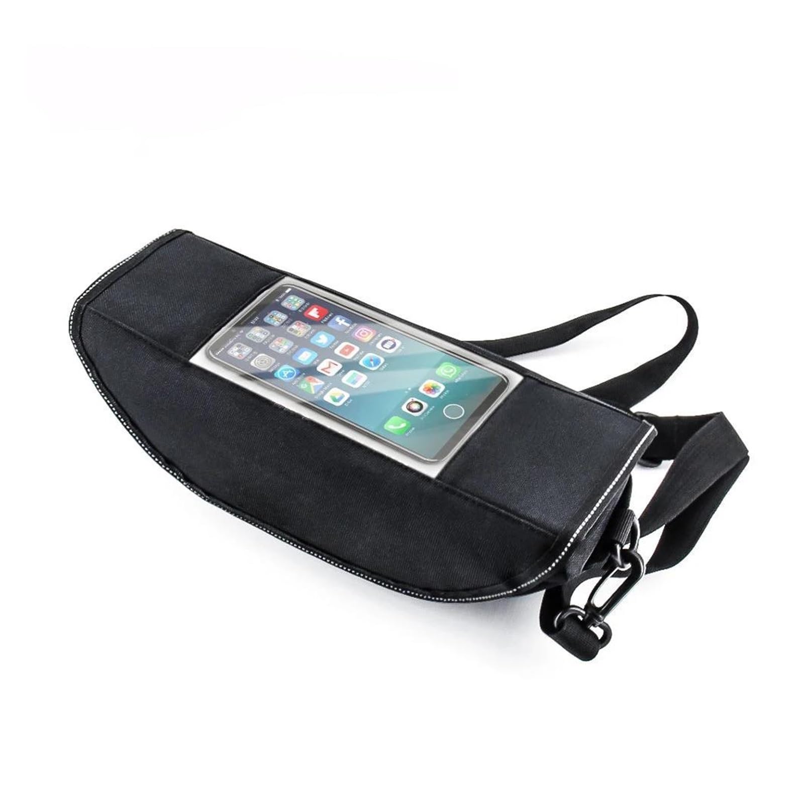 De Mano para Moto HO&NDA ADV350 Adv 350 - Bolsa De Almacenamiento De Manillar Impermeable y a Prueba De Polvo para Navegación (Black4)