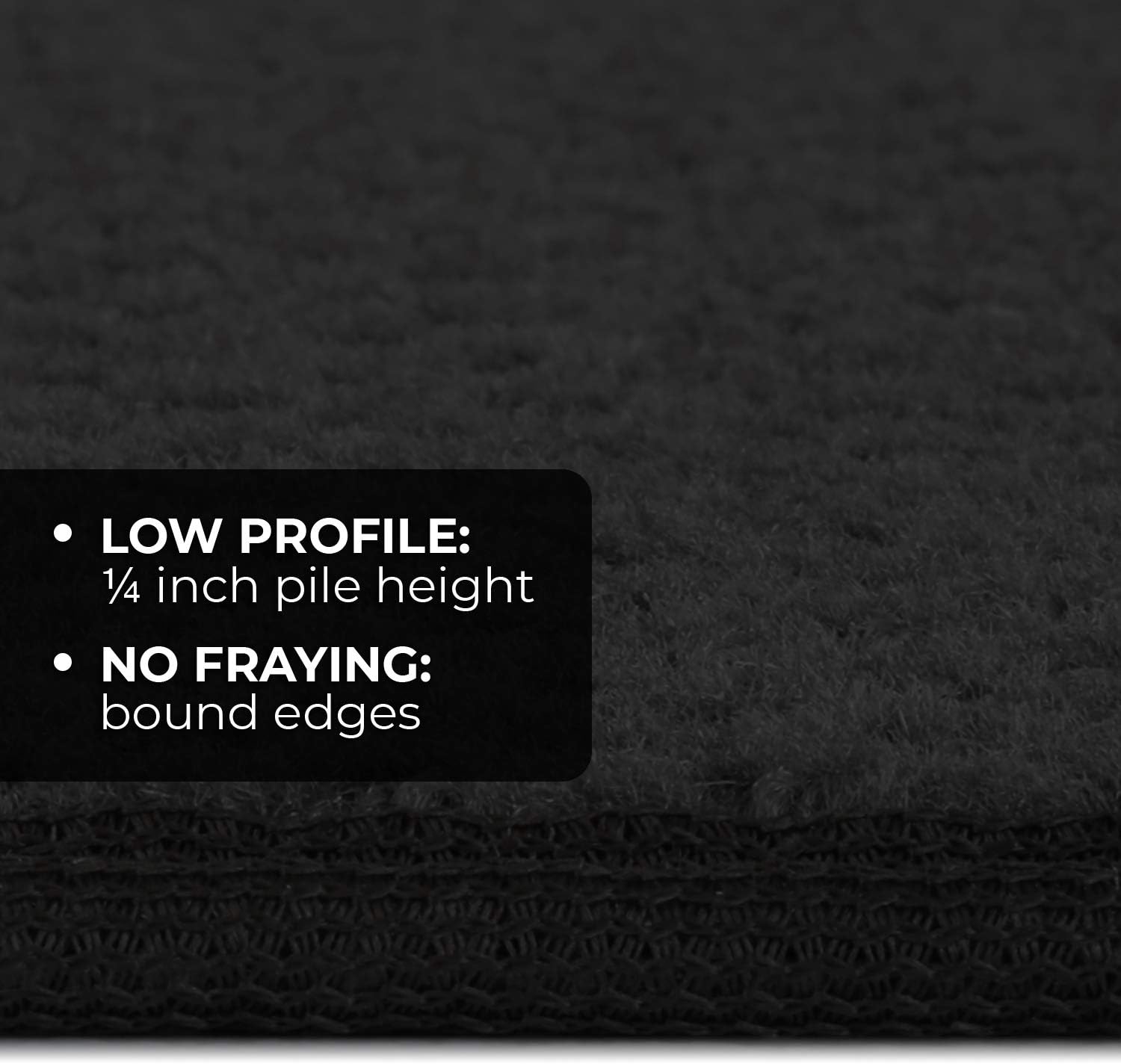 Suреr Dеаl Prоduсt House, Home and More Set of 15 Skid-Resistant Carpet Stair Treads - Black - 8 Inches X 27 Inches