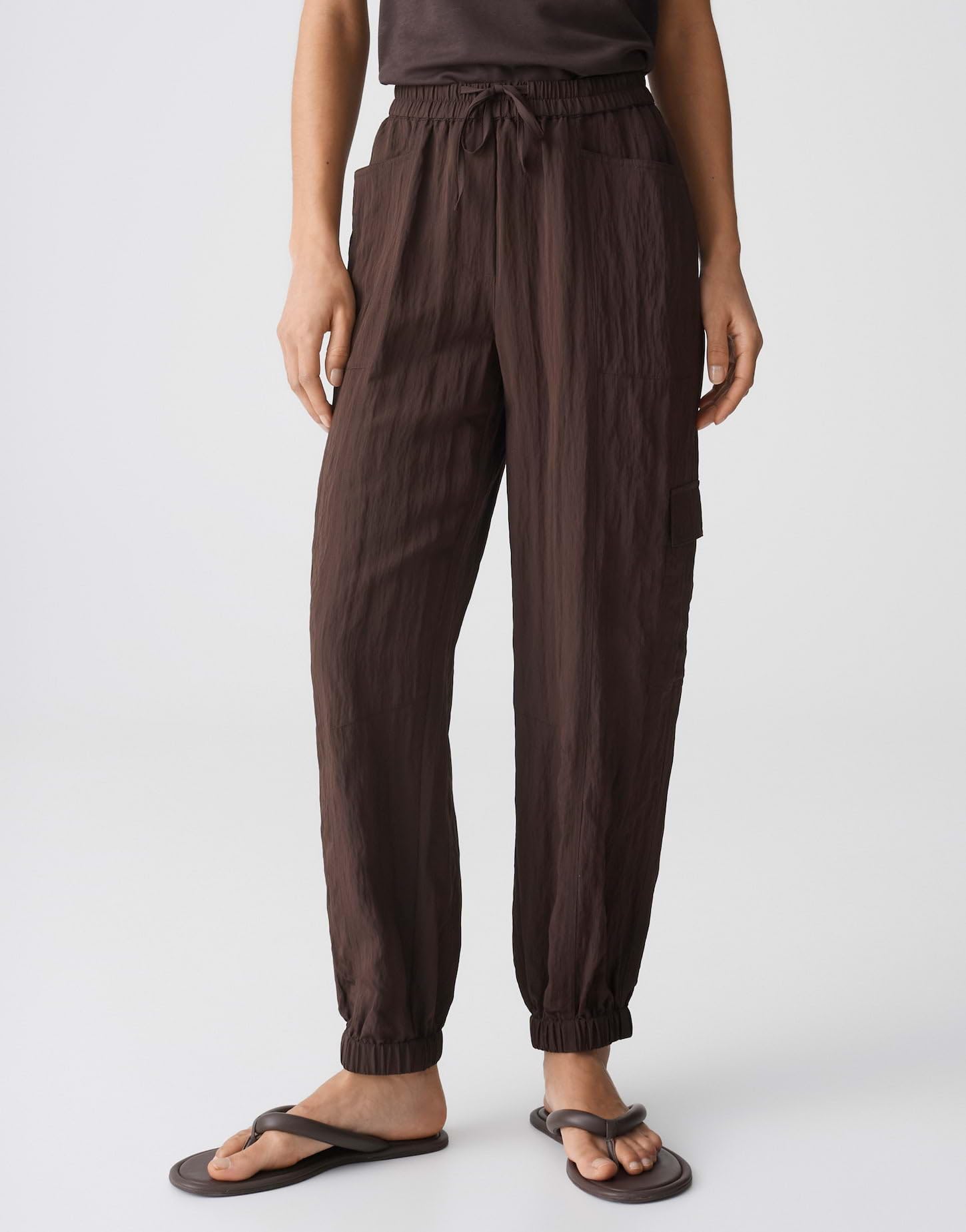OPUS Damen Jogpants | ERSIMA Move Relaxed Jogpants in Crash Struktur