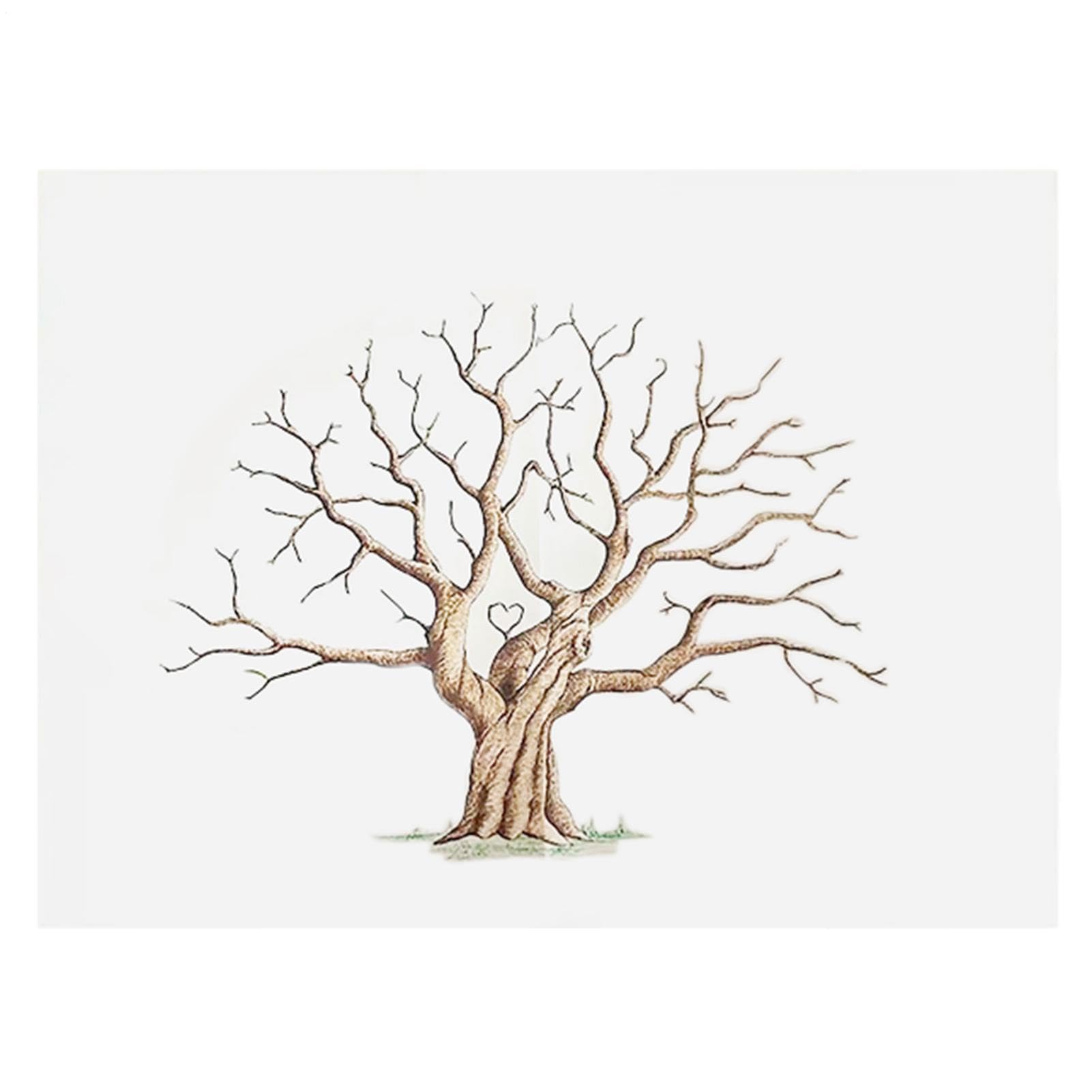 Arbre Empreinte Toile Livre d'or Créatif Décoration Maison Mariage Événements