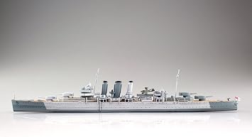 Aoshima Waterline 52662 HMS Dorsetshire Indian Ocean Raid 1/700 scale kit