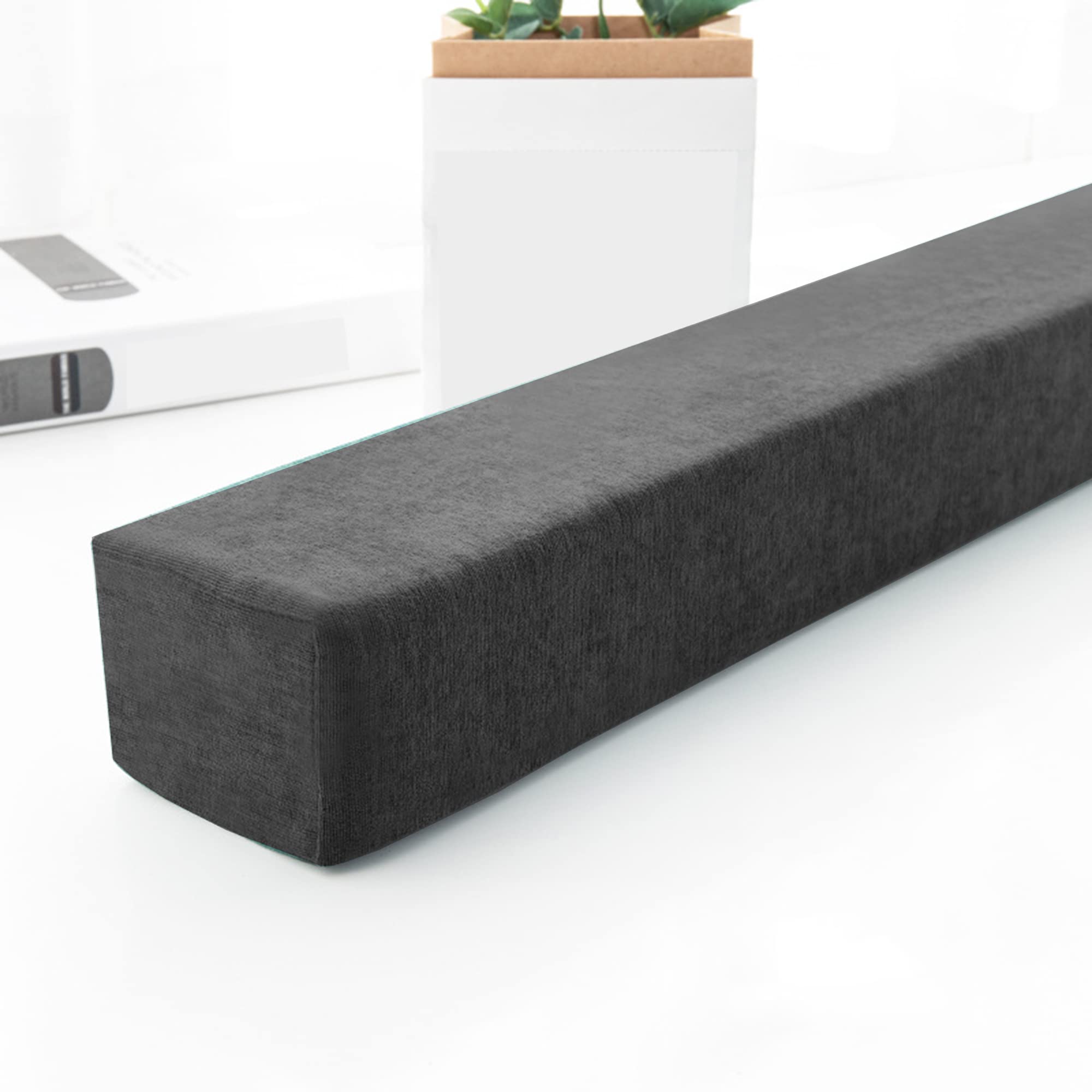 Xieminle Grey2 Sofa Bolster Armrest Cushion, Headboard Pillow Bed Bridge Twin To Single/Double/King Bed, Long Bed Sofa Gap Filler, Removable Armrest Pillow For Hotel,180 * 10 * 5Cm,