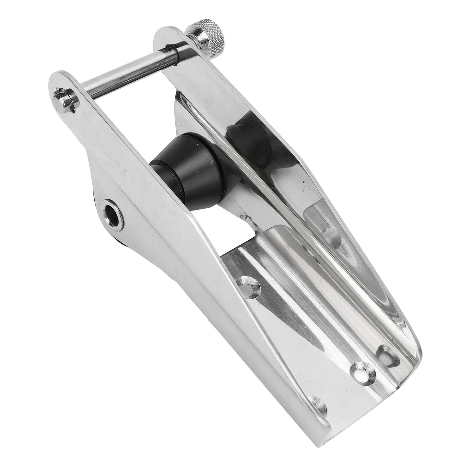 Rullo Porta Ancora Acciaio Inox 200mm, Rullo di Ancoraggio Marino | Con Rullo Nylon e Perno a Molla, Installazione Semplice per Yacht Rimorchio Barca