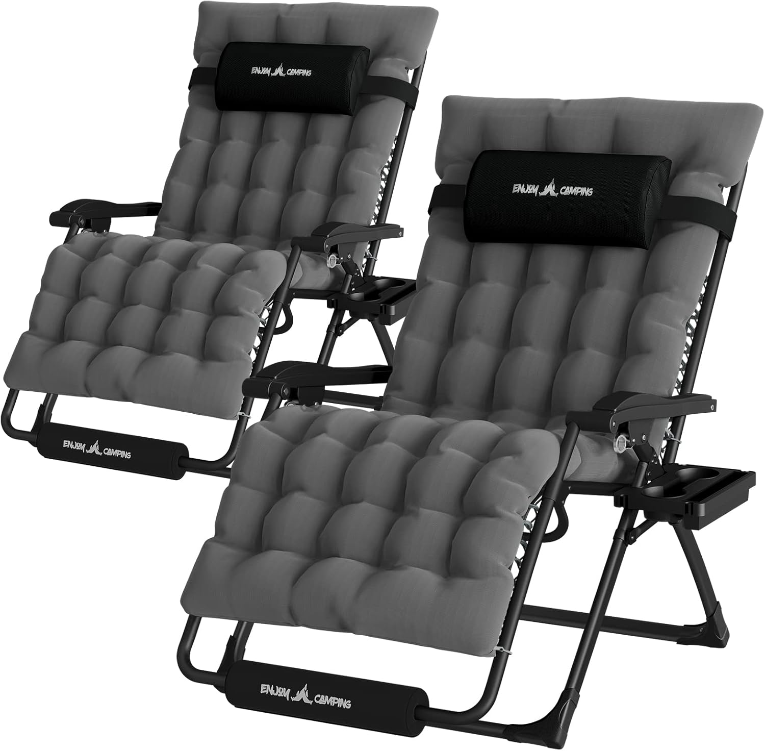 UDPATIO Oversized Zero Gravity Chair Set of 2, 33In XXL