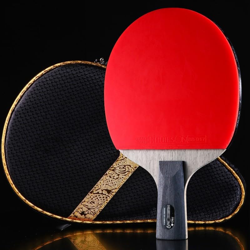 JITEM Professional Ping Pong Paddle, High Bounce and High Rotation Table Tennis Paddle, Offensive Table Tennis Racket for Professional Athletes and Coaches(Color:B), Size