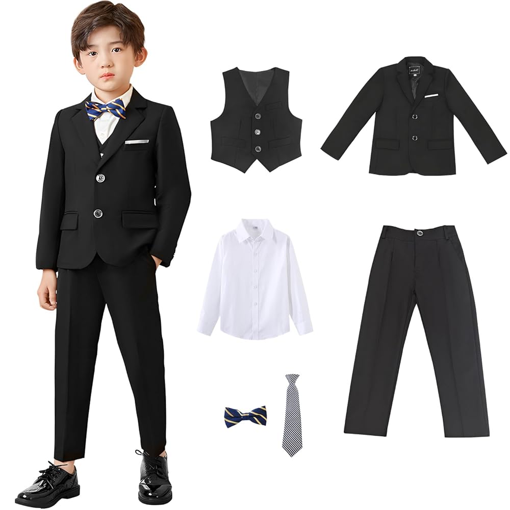 【150cm】男の子 フォーマル 6点セット 楽天市場】送料無料 子供スーツ 男の子フォーマルスーツ 6点