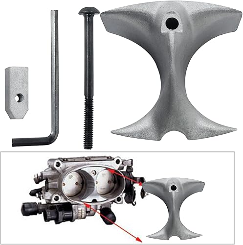 Miniatura 3 de YHB Elevador del Cuerpo del Acelerador  Alerón de Aire  Compatible con Chevy Corvette Camaro Firebird Impala Caprice puerto sintonizado TPI, LT1 y