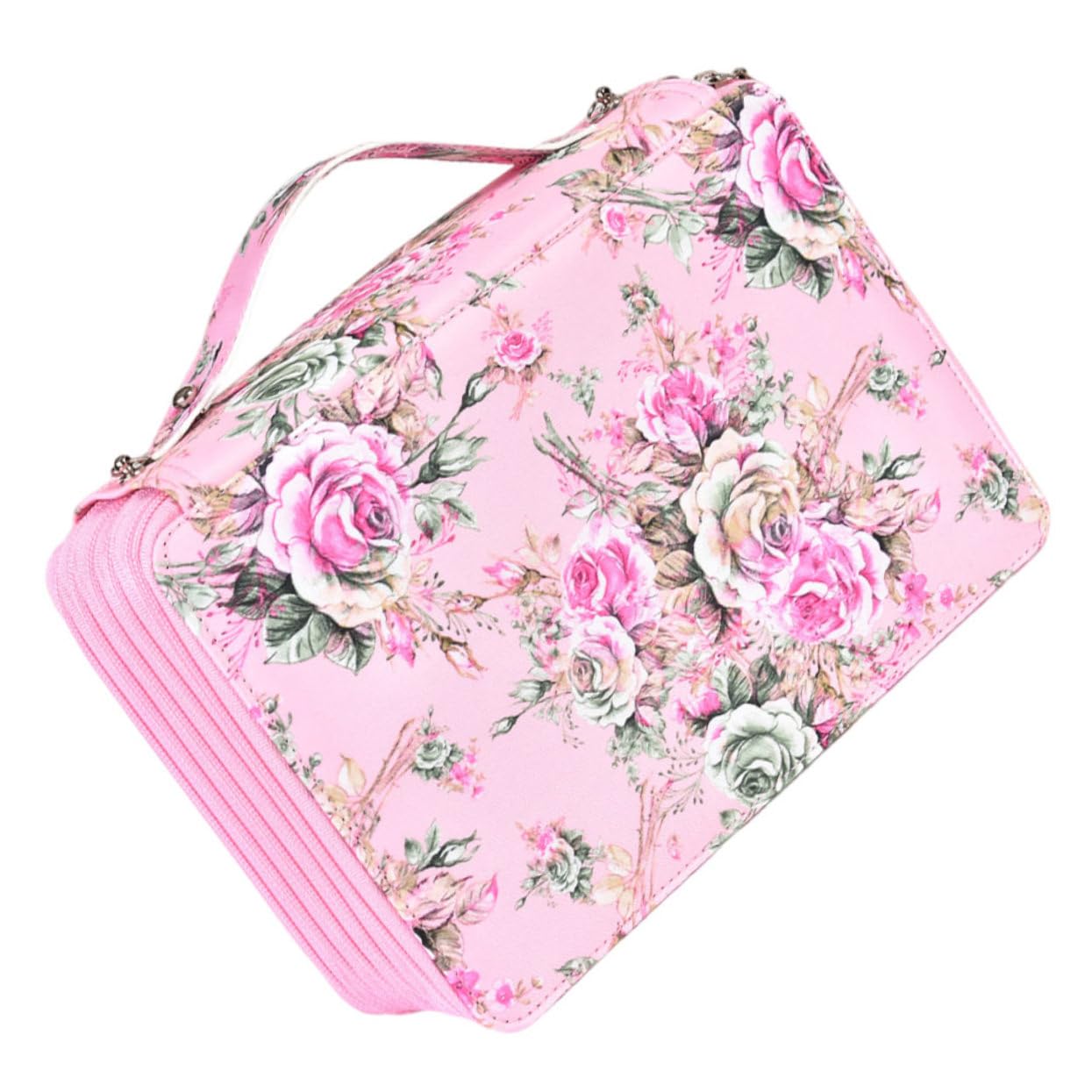 VILLCASE Astuccio Portapenne da Scomparti Manico Astuccio Portamatite per Cancelleria Design Cerniera Pratico e Resistente