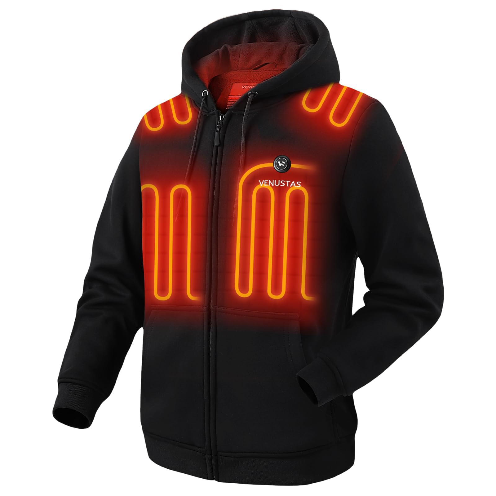 Venustas Unisex Heated Hoodie Full-Zip