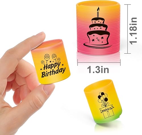 Miniatura 9 de CLEVERZONE Paquete de 36 paquetes de resortes mágicos de primavera arcoíris para ansiedad, mini resortes, juguetes a granel, regalos de fiesta,