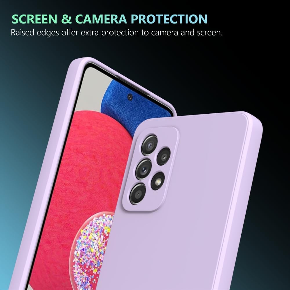 for Samsung Galaxy A23 Case Purple, Scratch Resistant with Soft Touch, Slim Thin Phone Cover for Samsung Galaxy A23