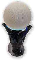 Vista 9 de Soporte de mesa de estilo manual compatible con Yaxa Alexa Smart Speaker Echo Dot (4ª y 5ª generación) (blanco)