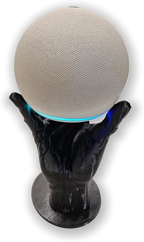 Miniatura 9 de Soporte de mesa de estilo manual compatible con Yaxa Alexa Smart Speaker Echo Dot (4ª y 5ª generación) (blanco)