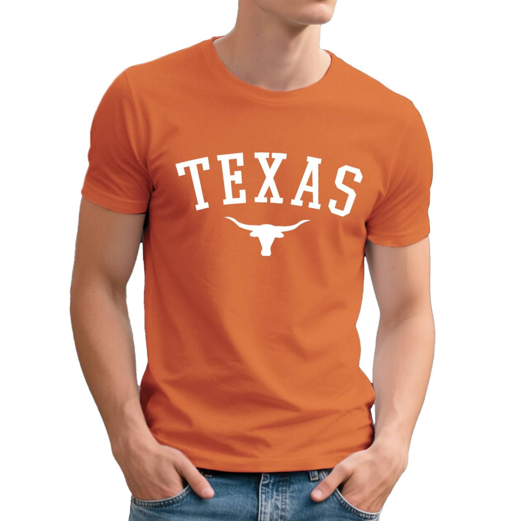 FlowFem Texas Shirt for Men Texas Longhorns T Shirt Texans Longhorn Tops | Texans shirts, Texas souvenirs, soft fabric, perfect for Texas-themed party and souvenirs gifts