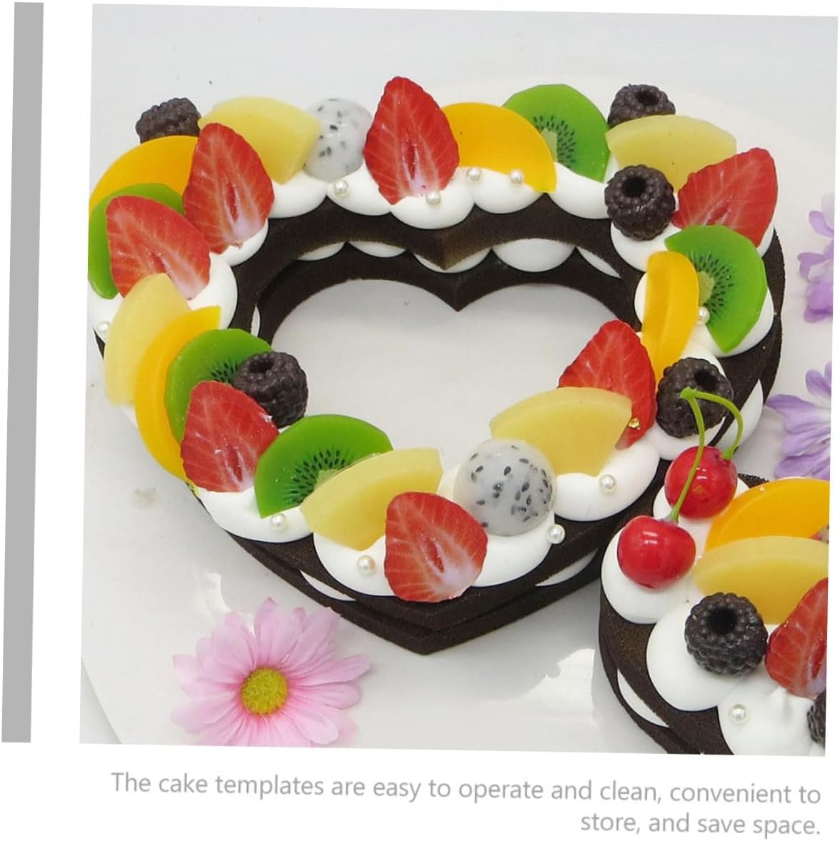 LIFKOME 37pcs Creative DIY Cake Embryo Molds Number Cake Stencils Reusable Baking Templates