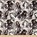 E. E. Schenck Disney Pirates of The Caribbean The Sea Rules All Tan Fabric by The Yard