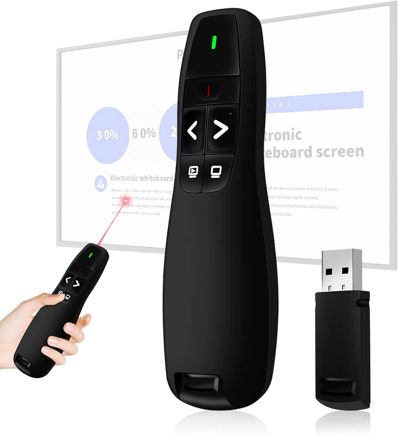 Pointeur de Présentation, de Présentateur sans Fil 2,4 GHz