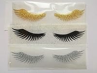 Vista 1 de eyelash iron on/eyelash applique/glitter eyelash patch/diy unicorn shirt