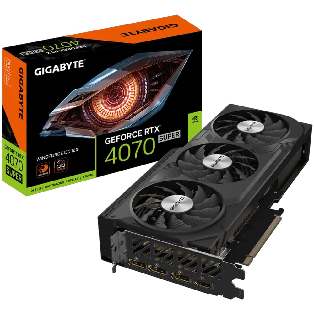 【早い者勝ち】GeForce RTX 4070 SUPER / 12GB Amazon.com: Gigabyte GeForce RTX 4070 Super WINDFORCE OC Graphics