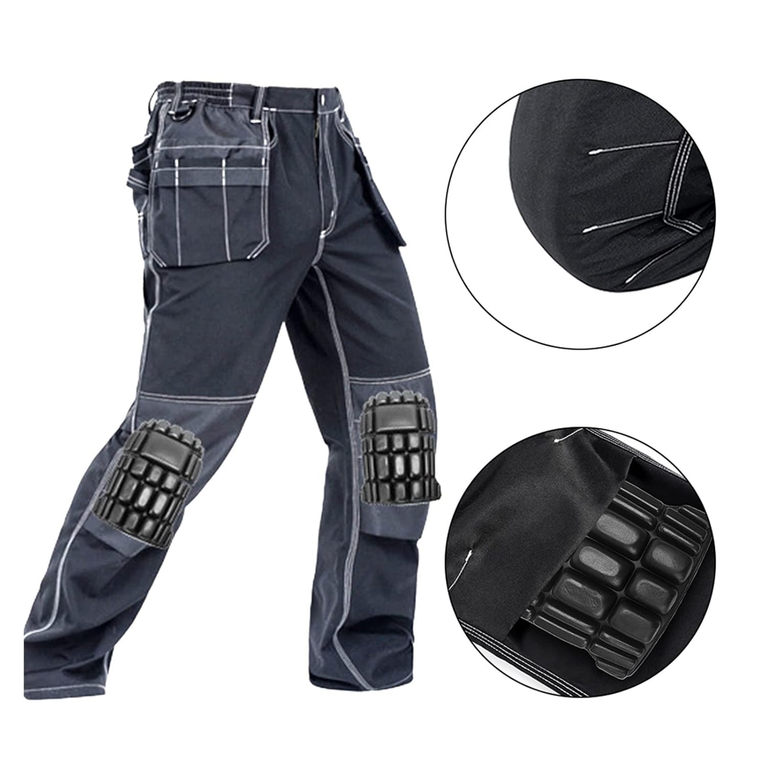 Insert Type Knee Pad -1pair Knee Pads Workplace Crashproof Leg Protection For Comfortable Gardening Construction Working Trouser