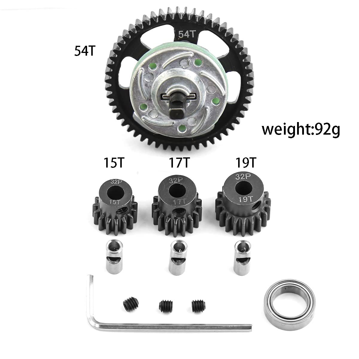 L GEAR SOLID Δ PREMIUM PACK Amazon.com: Rc Metal Steel 54T 32P Spur Gear with 15T/17T/19T
