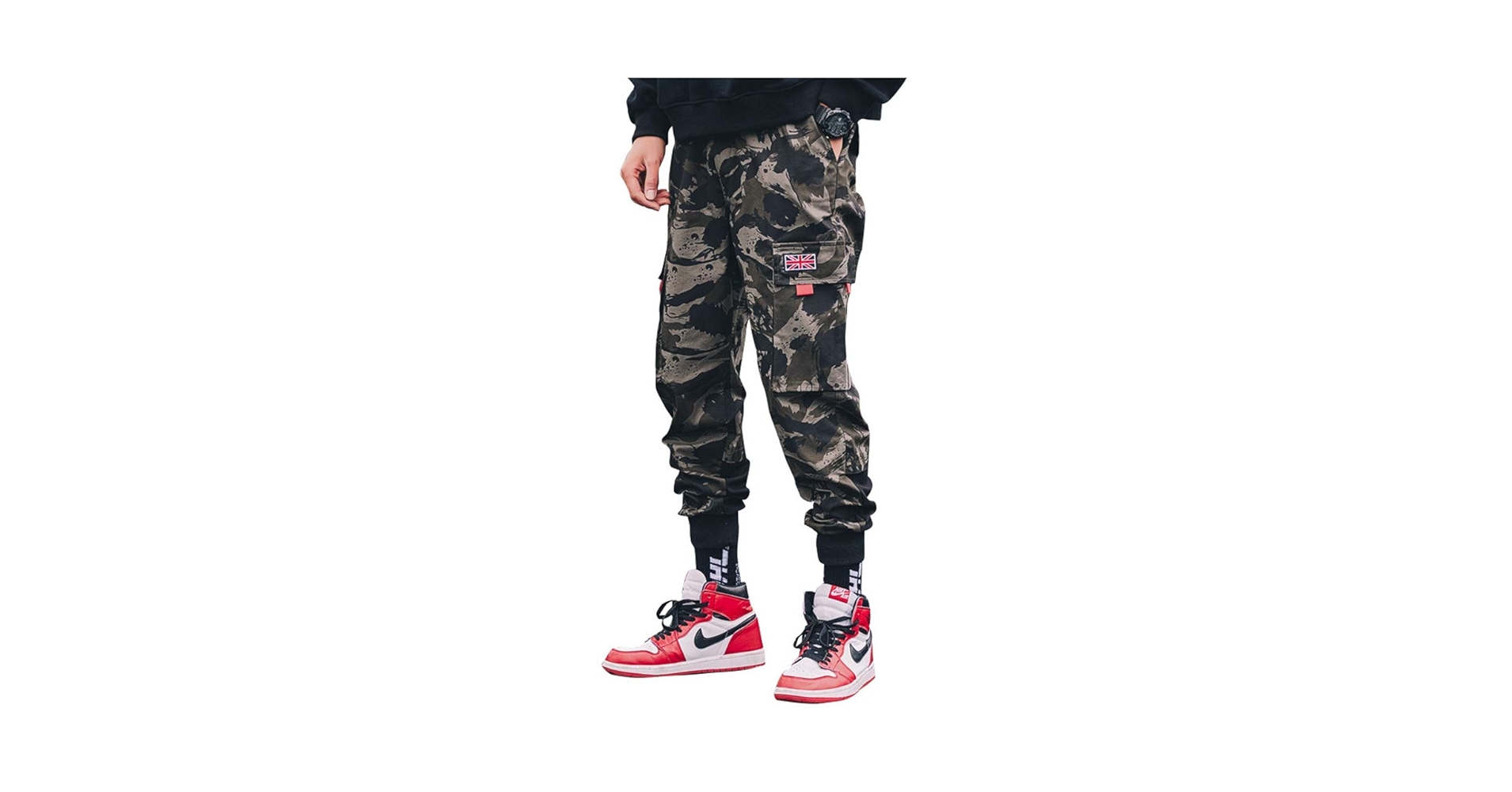 Amazon.co.jp: Men's Trousers, Camouflage Pattern, Military