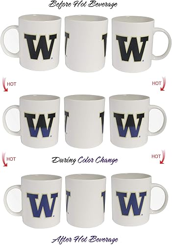 Miniatura 43 de Taza de café de cerámica con el logotipo de ThermoH de la NCAA (Auburn Tigers)