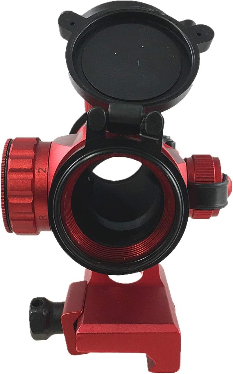 Anodized Red Color Finished 1x30 35mm Red Green Dot Reflex Optic Sight Aluminum Cantilever Mount for Picatinny/Weaver Mount