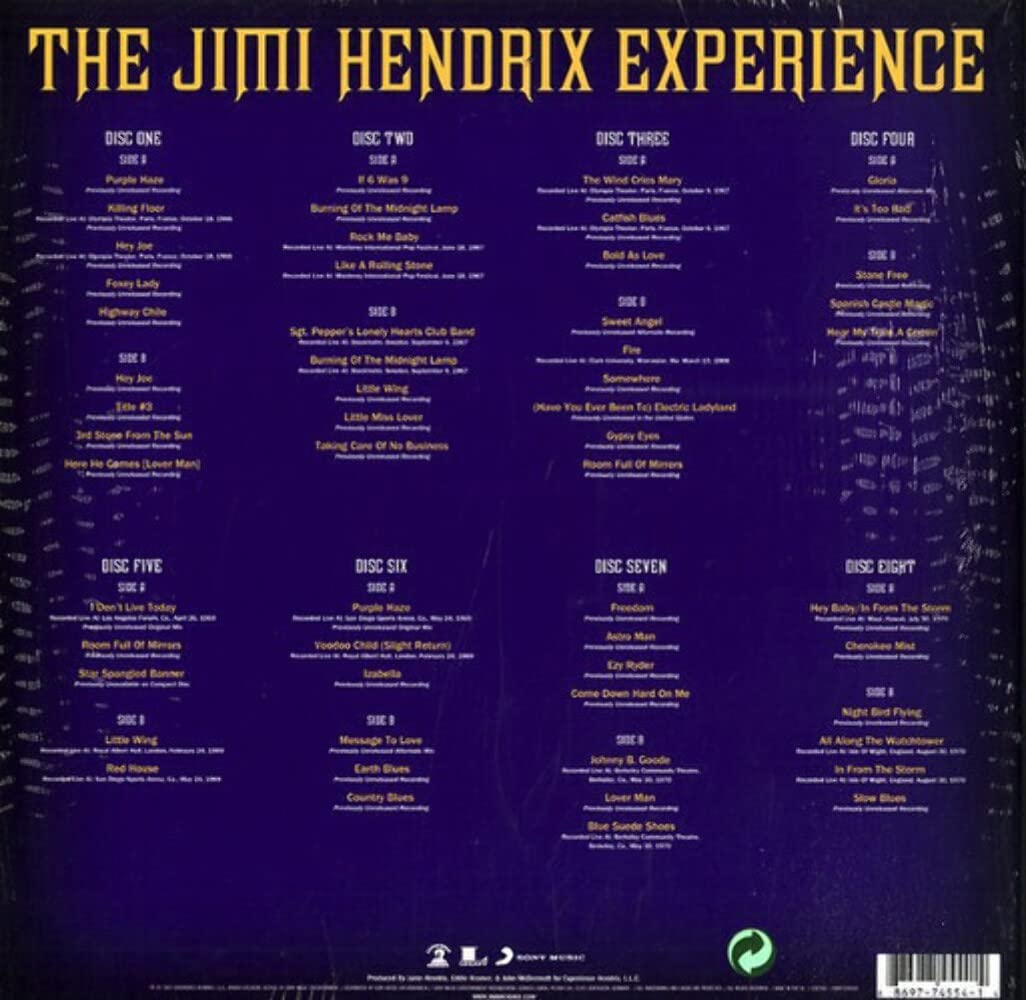 LP The Jimi Hendrix Experience Box Set Limited Edition VINYL image 3