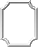 Ekena Millwork Ashford Scalloped Wainscot Panel 16x20 - Lightweight Polyurethane DIY Wall Paneling, Primed & Moisture-Resistant