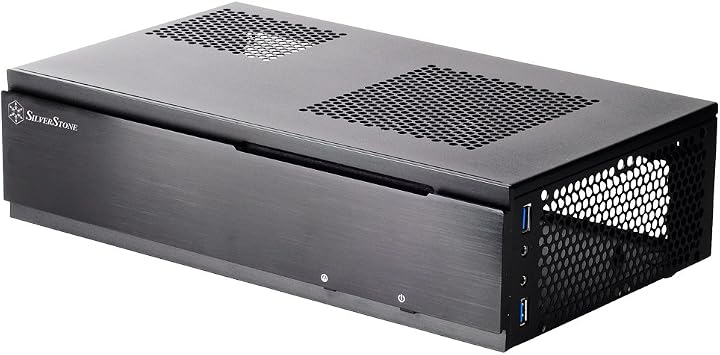 SilverStone Milo Series Mini-ITX HTPC Case, Black SST-ML06B