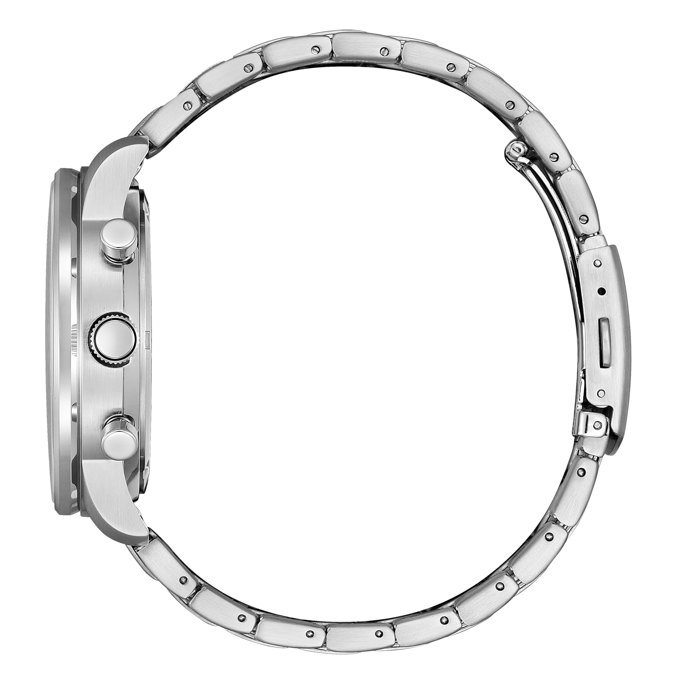 CITIZEN Orologio analogico al quarzo da uomo con cinturino in acciaio inox CA4500-91X, verde, Bracciale