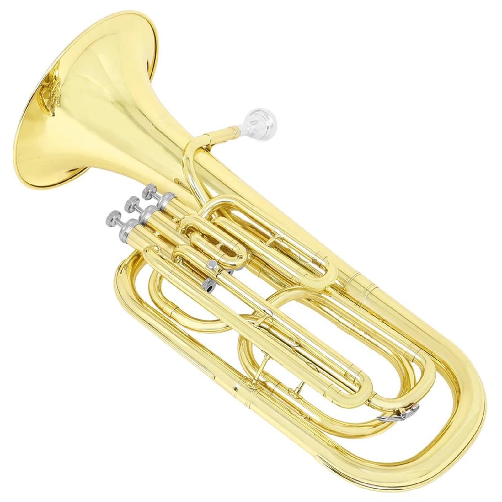 Eufonium Bb Euphonium 3 Klawiszowy Pionowy Instrument Barytonowy Z Mosiężnym Korpusem Tenorowym I Futerałem