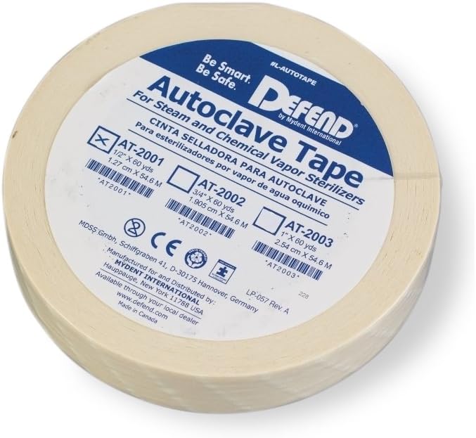 AT-2001 Autoclave Indicator Tape 1/2"