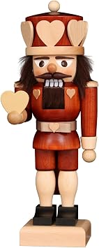 Christian Ulbricht Nutcracker - Heart King Natural 10.6H