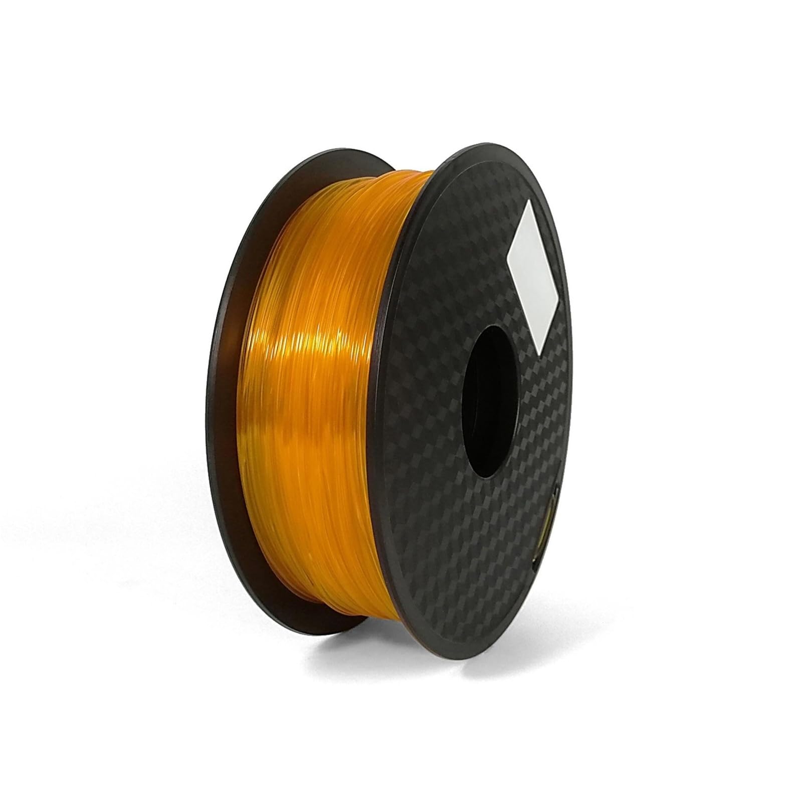 PLA Transparent 1.75mm Printing Pen Filament High-Precision FDM Green Biodegradable 1kg(Transparent Orange)